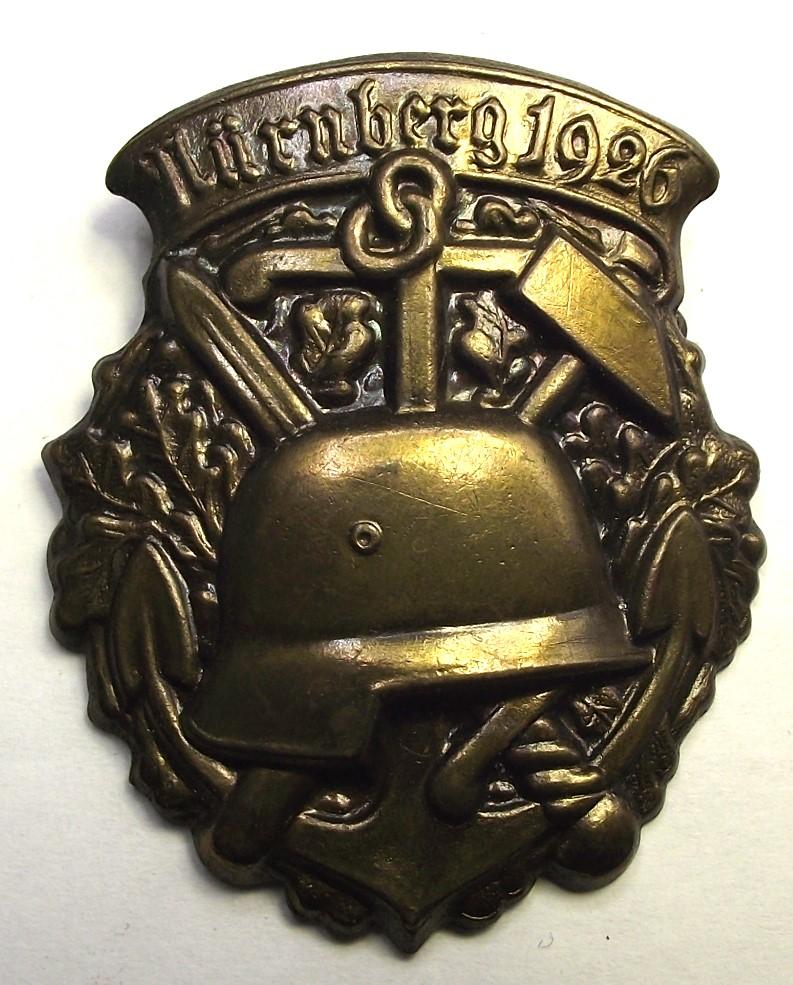 Wehrmacht Event Badge/Tinnie. Nurnberg 1926.