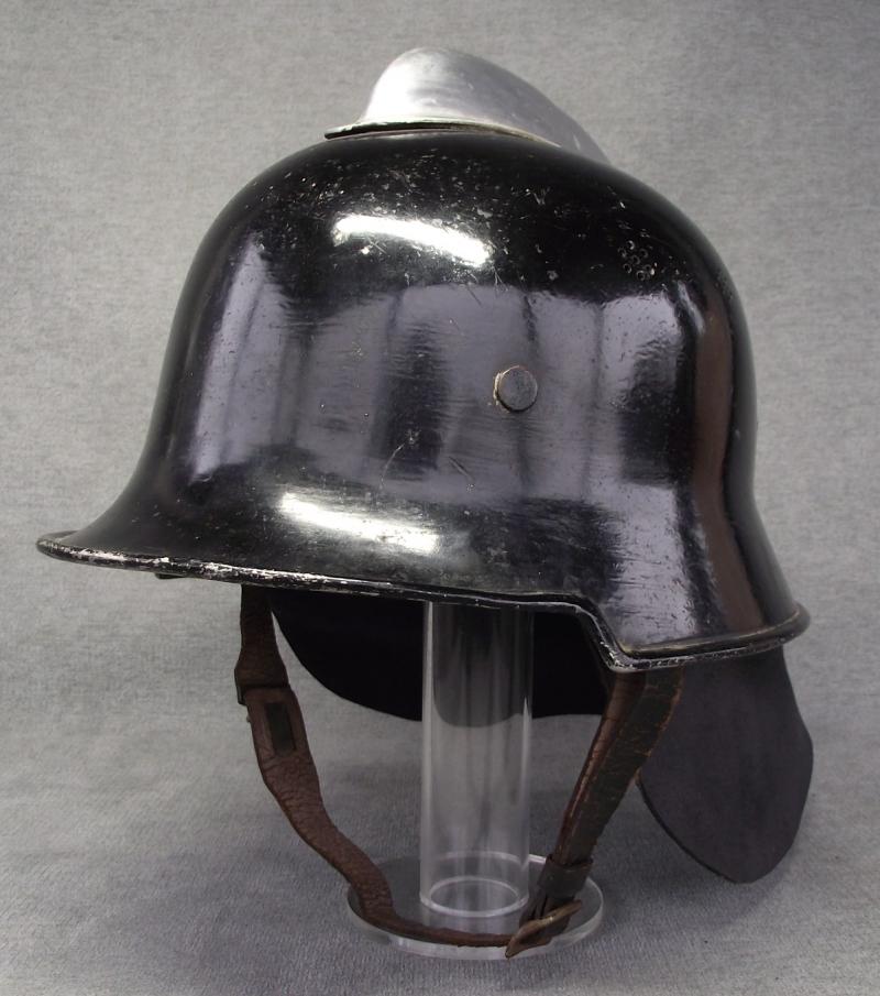 WW2 German M34 Feuerschutzepolizei Helmet.