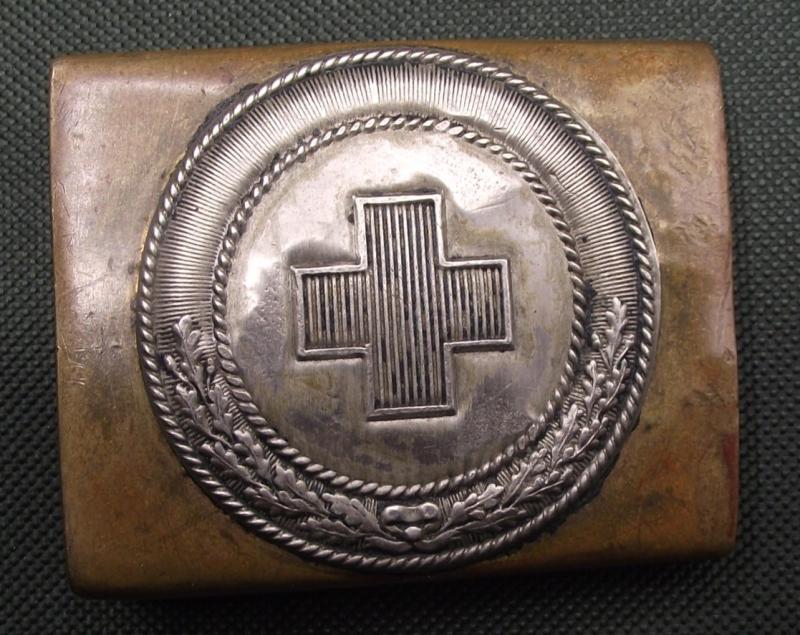 1847 Pattern German DRK Brass Belt Buckle.