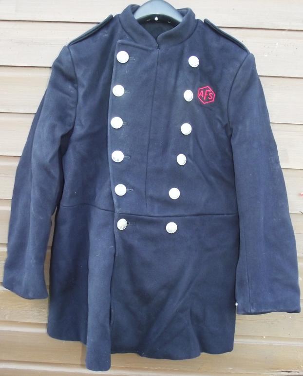 Early British AFS Firemans Jacket.