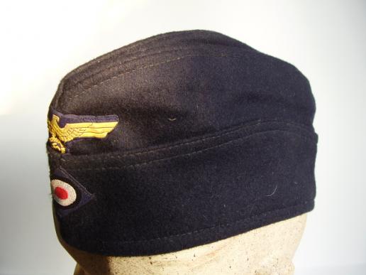 Kriegsmarine Other Ranks Blue Side Cap.