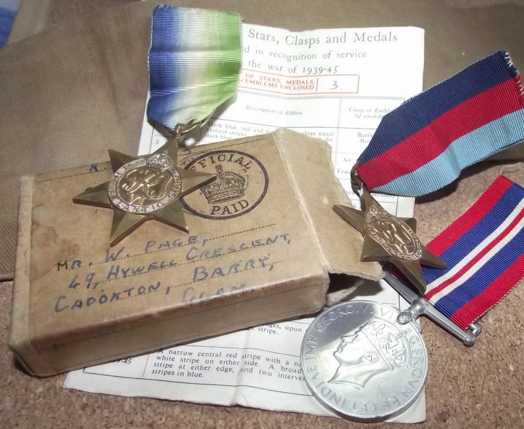 WW2 Royal Naval Medal Group.
