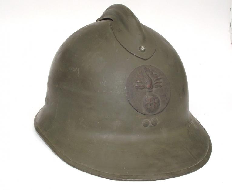 French M26 Steel Helmet, 1945 Dated.