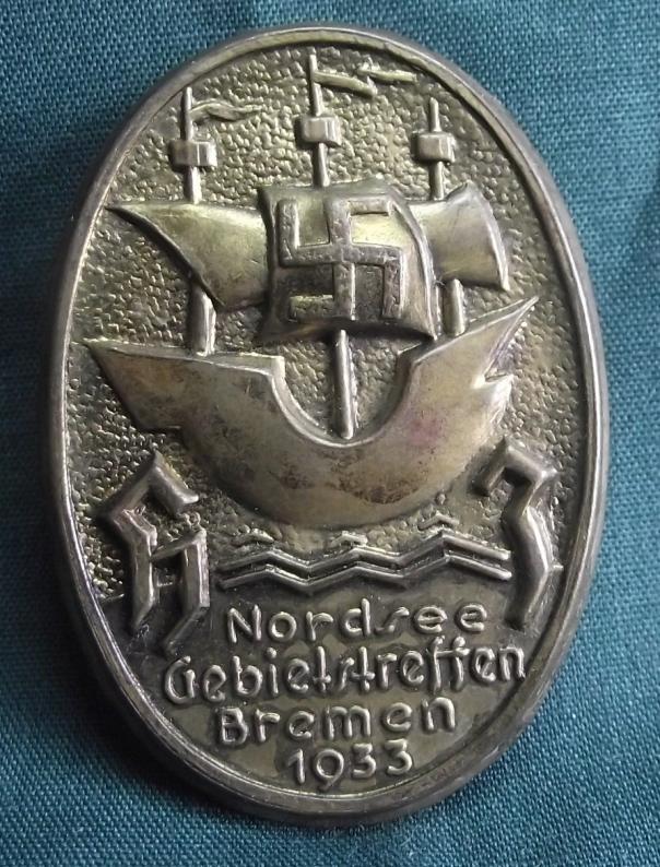 Hitler Youth Event Badge/Tinnie. Nordsee 1933.