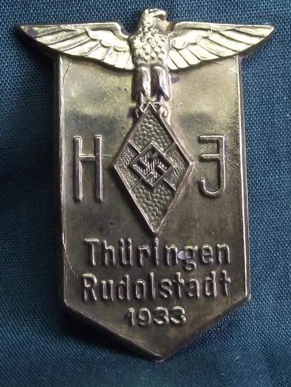 Hitler Youth Event Badge/Tinnie. Thuringen 1933.