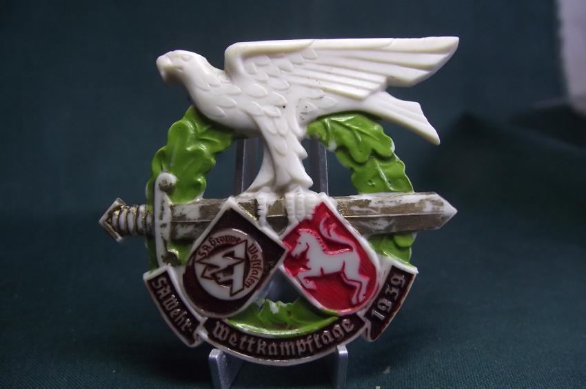 1939 SA Wettkampfrage Event Badge/Tinnie.