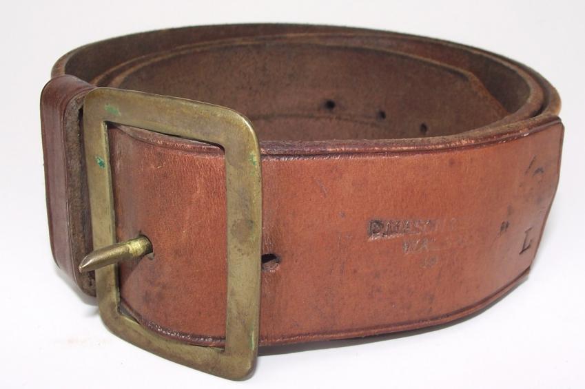 1903 Pattern Leather Home Guard Belt.