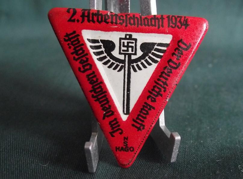 1934 NS HAGO Event Badge / Tinnie.