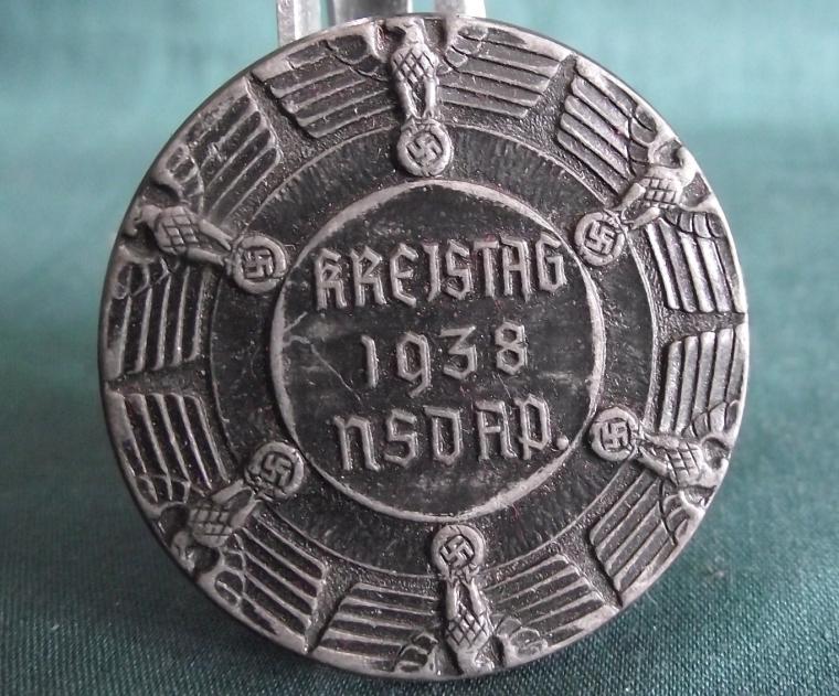 1934 NSDAP Kreistag Event Badge / Tinnie.