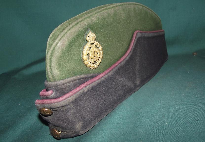 WW2 Army Dental Corps Officers Side Cap.