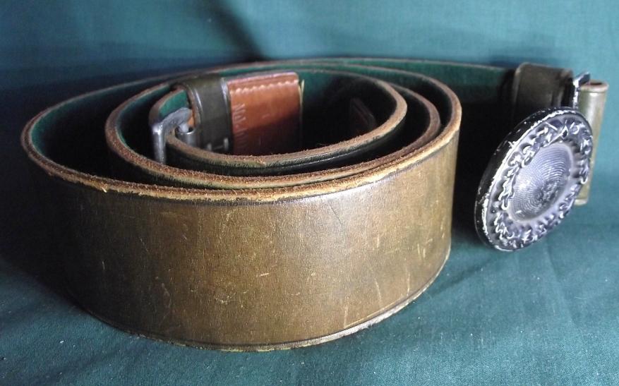 Third Reich Private Forestry Officials Belt and Buckle.