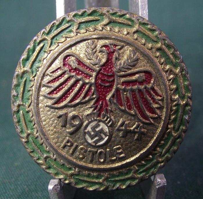 1944 Tirol DSVB Pistol Master Shooters Badge.