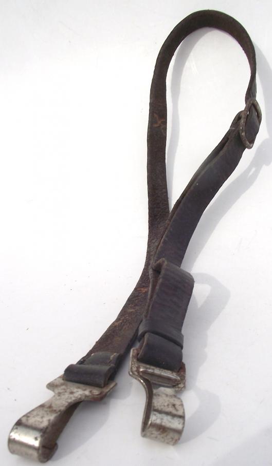 Early NSDAP Leather Cross Strap.