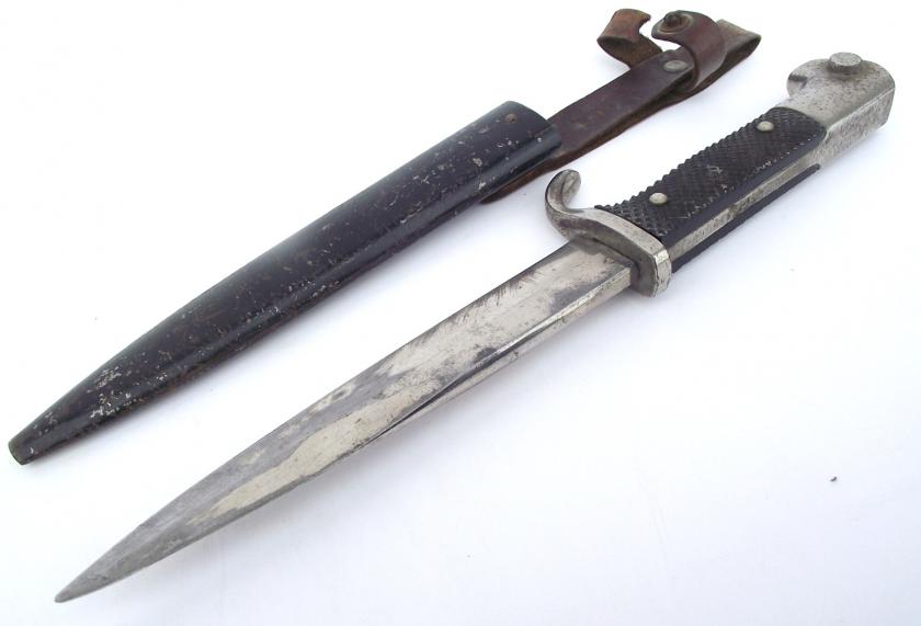 WW1 German Trench Knife. Maker A.W.Jr.