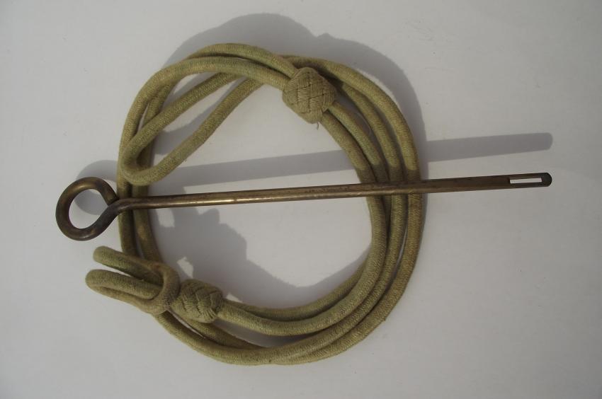  Webley Pistol Lanyard and Cleaning Rod.