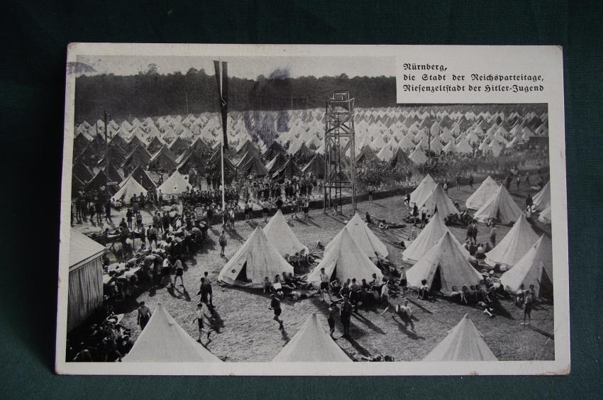 Hitler Youth Nurnberg Reichspartietag Post Card.