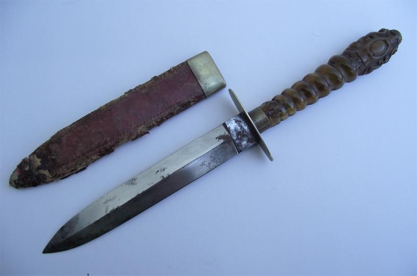 Vintage Fighting Knife, Dirk, Deakin and Ecroyed, Tiger Works.