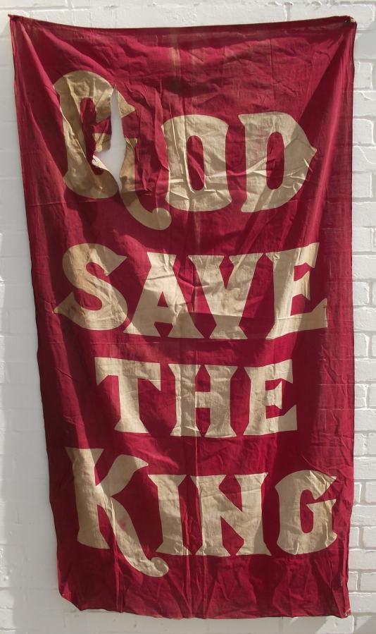 God Save The King Banner.