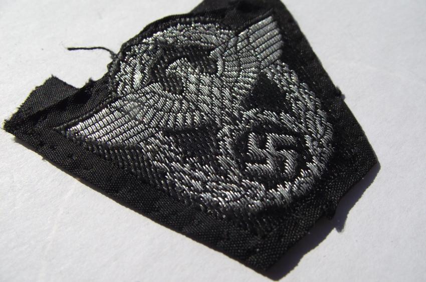 German Police Cloth Cap Badge.