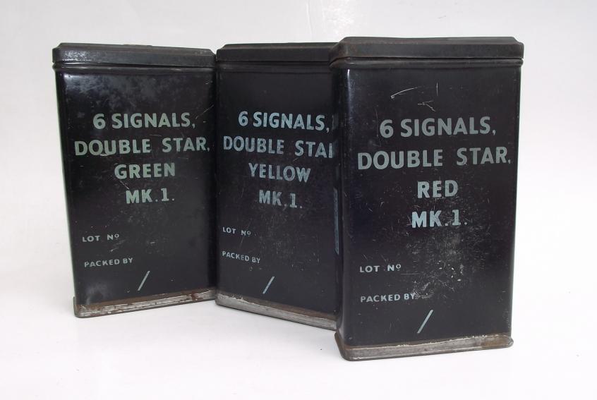 3 X Wartime British Flare Boxes.