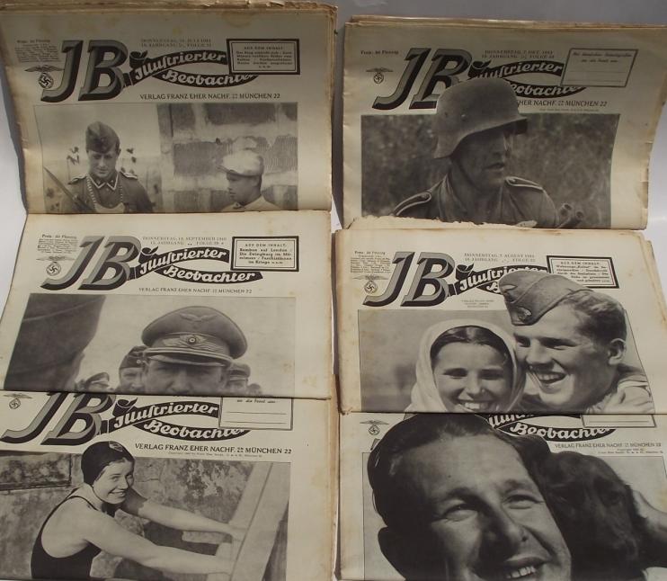 7 x German Illustrated Newspapers.