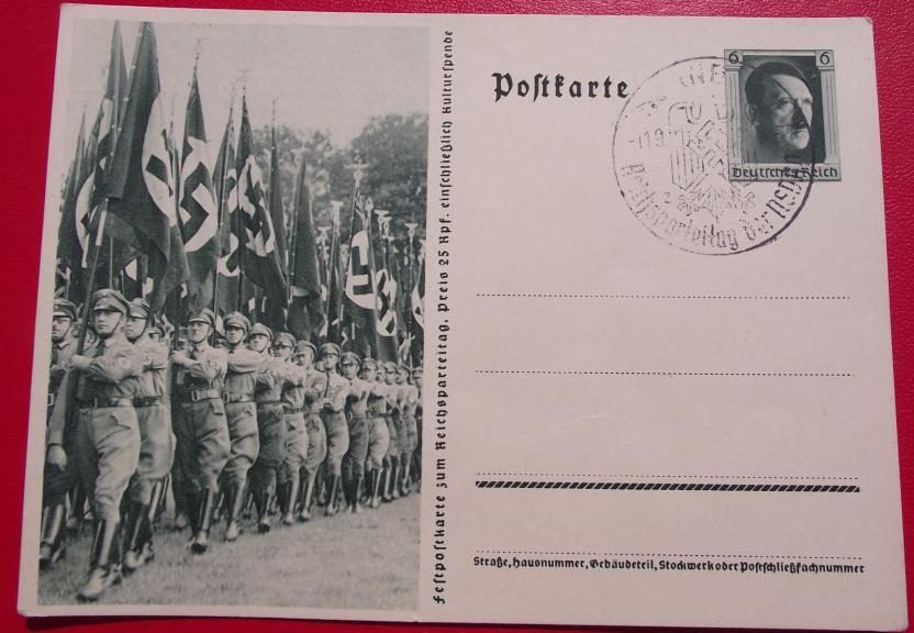 1930's Reichsparteitag Post Card.