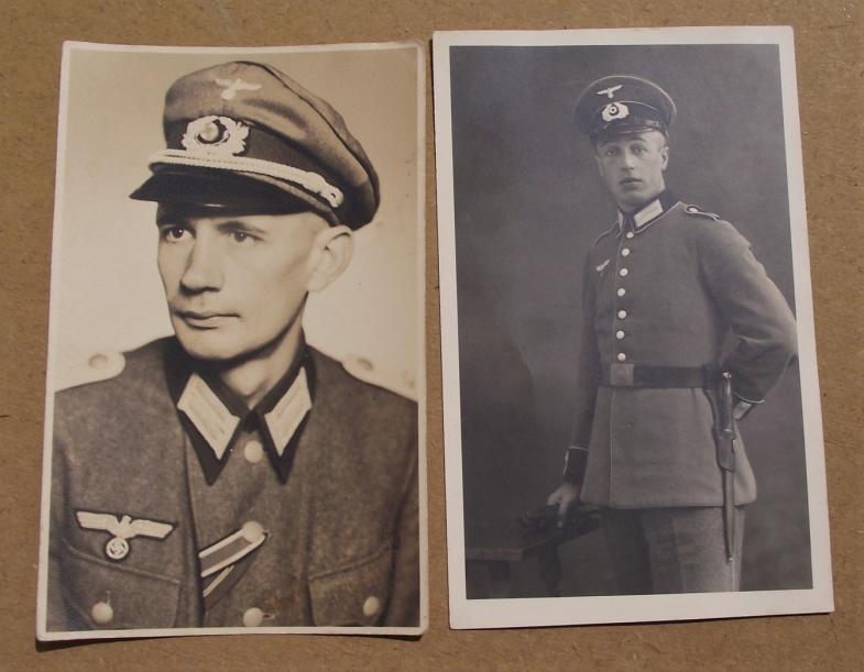 2 X German WW2 Photo Post Cards.