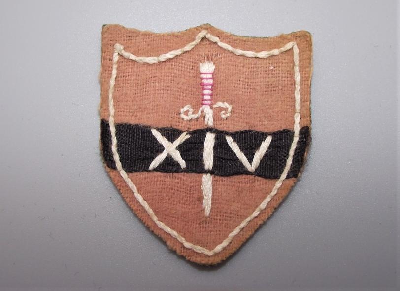 Theatre Made Fourteenth Army Divisional Patch.