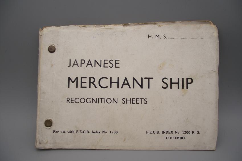 Royal Navy Booklet. Japanese Merchant Ship Recognition Sheets.