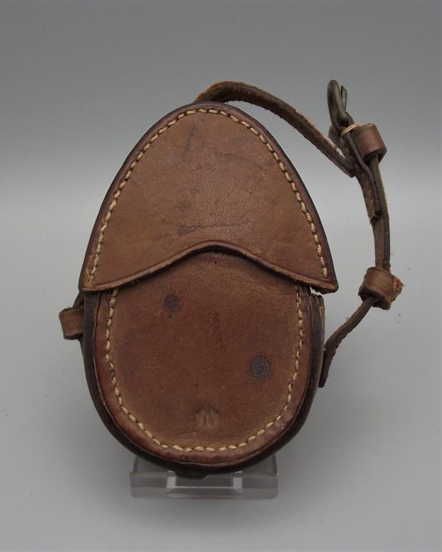 British 1915 Dated Leather Compass Pouch.