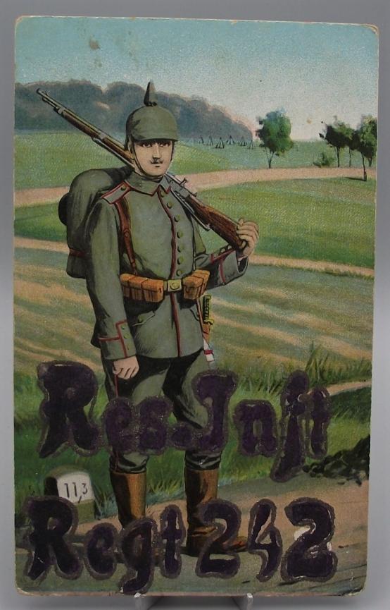 Imperial German Postcard. Res.Inf.Reg-242.