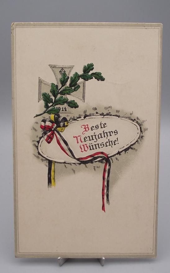 Imperial German Postcard. Iron Cross. Flieger.