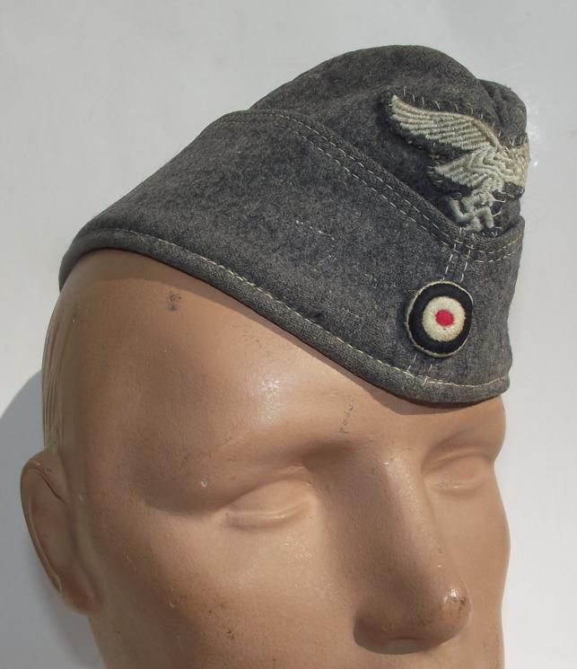 Luftwaffe EM Side Cap. Fliegermutze.