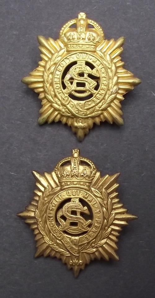 2 X Brooched ASC Badges.