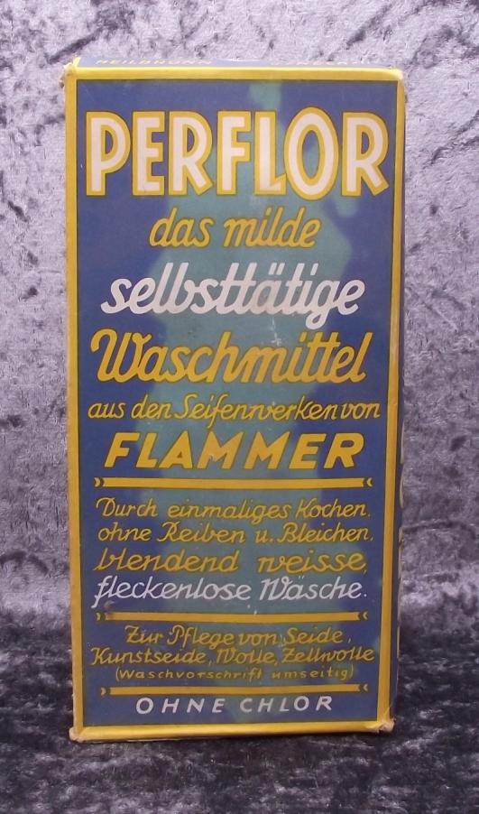 German Personal Item. Perflor Washing Powder.