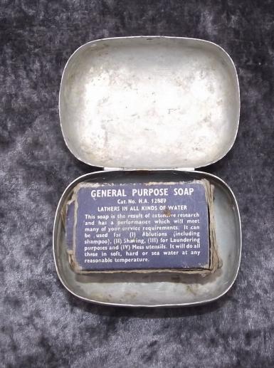 Soap Tin and Packaged Soap Bar.