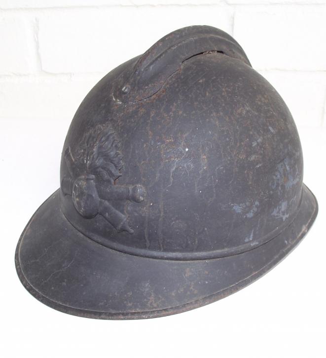French WW1 Adrian Steel Helmet.