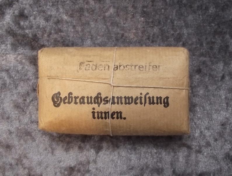 1917 Dated German Wound Dressing.