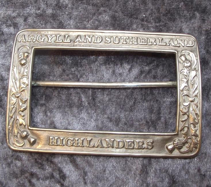 Argyll and Sutherland Highlanders Kilt Brooch.