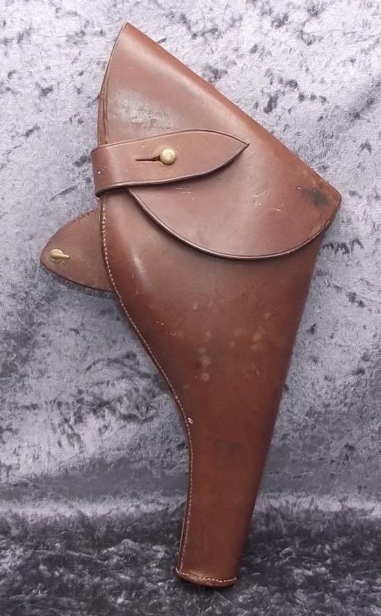 Large British Leather Webley Pistol Holster.