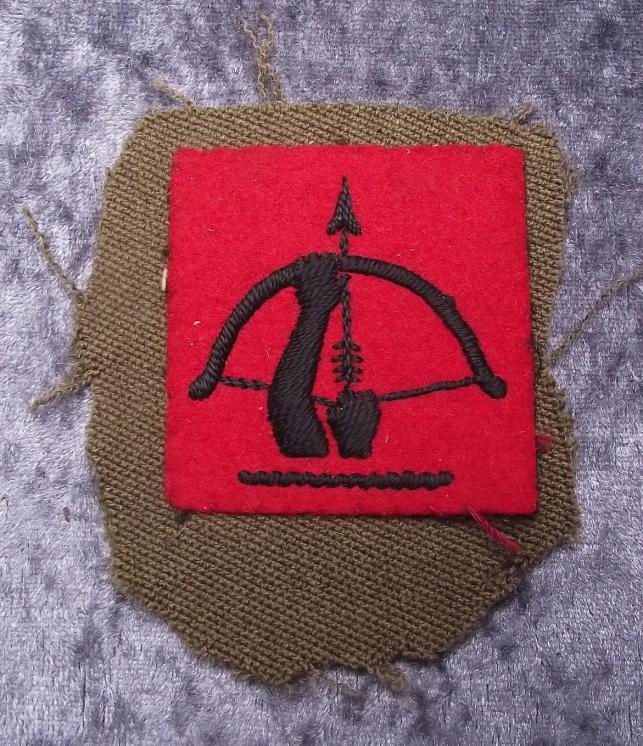 British Anti Aircraft Command ''Cut Off'' Formation Badge.
