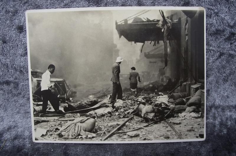 3 X Photographs, Aftermath of Bloody Sunday, Shanghai.