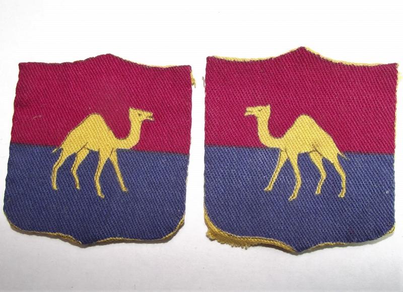 GHQ, Middle East Land Forces Formation Badge Pair.