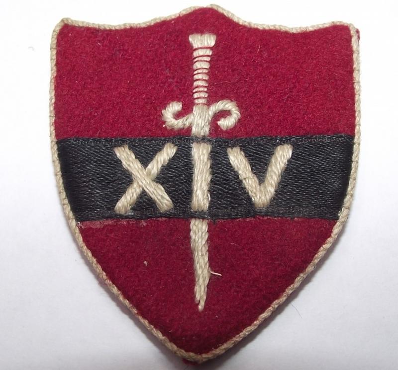 14th Army Cloth Formation Badge.