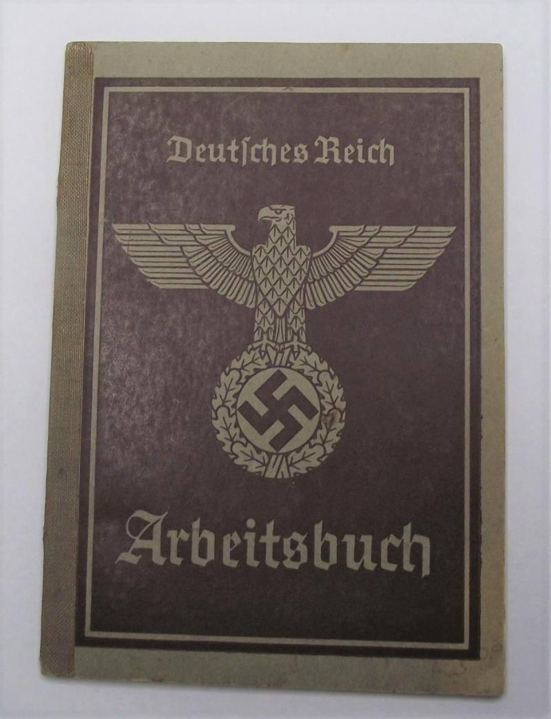 1939 Dated Arbeitsbuch.