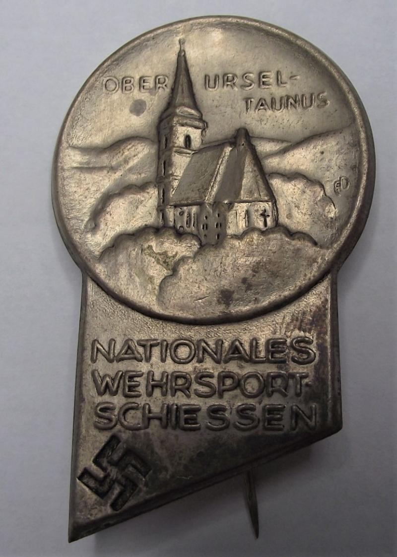 Nationales Wehrsport  Schiessen Event Badge/Tinnie.
