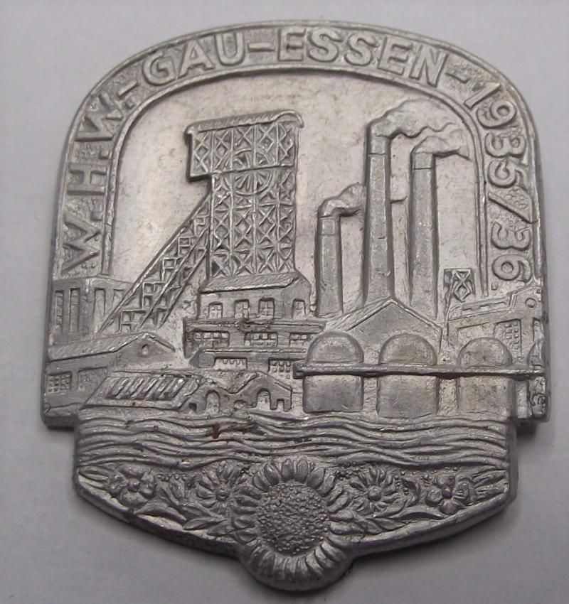 1935/6 WHW- Gau-Essen Event Badge/Tinnie.