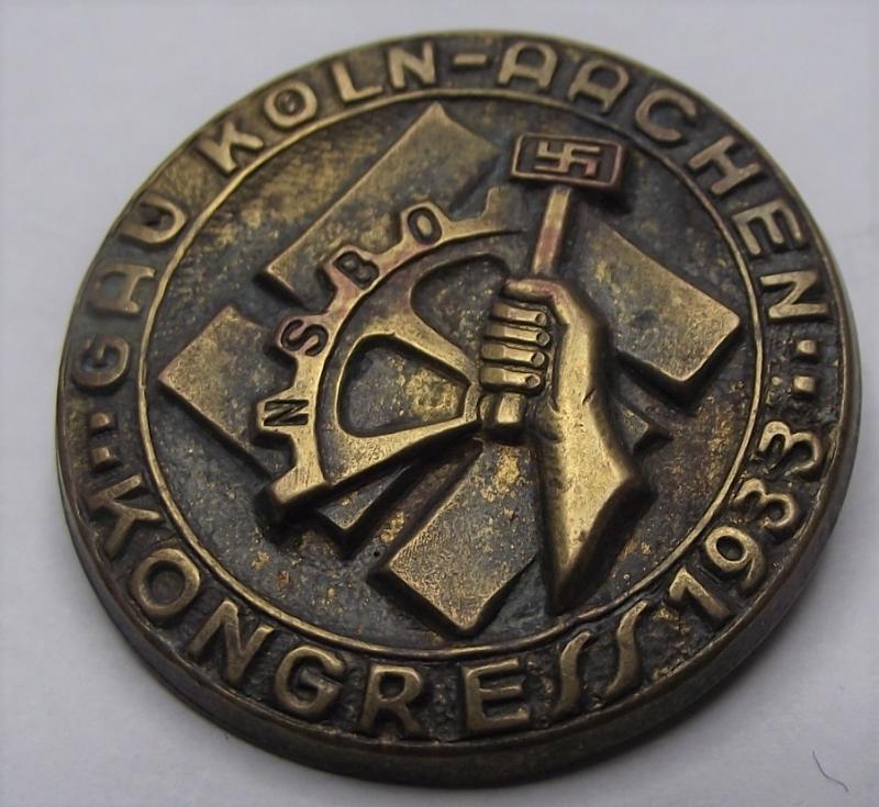 1933 NSBO Event Badge/Tinnie.
