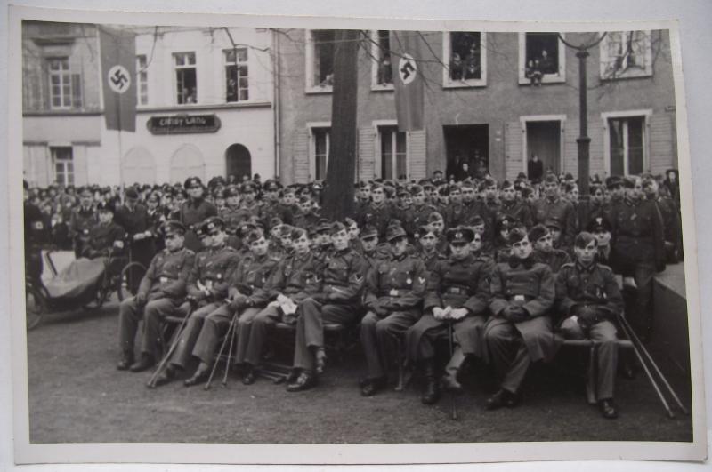 Wehrmacht Photo Post Card. War Wounded.