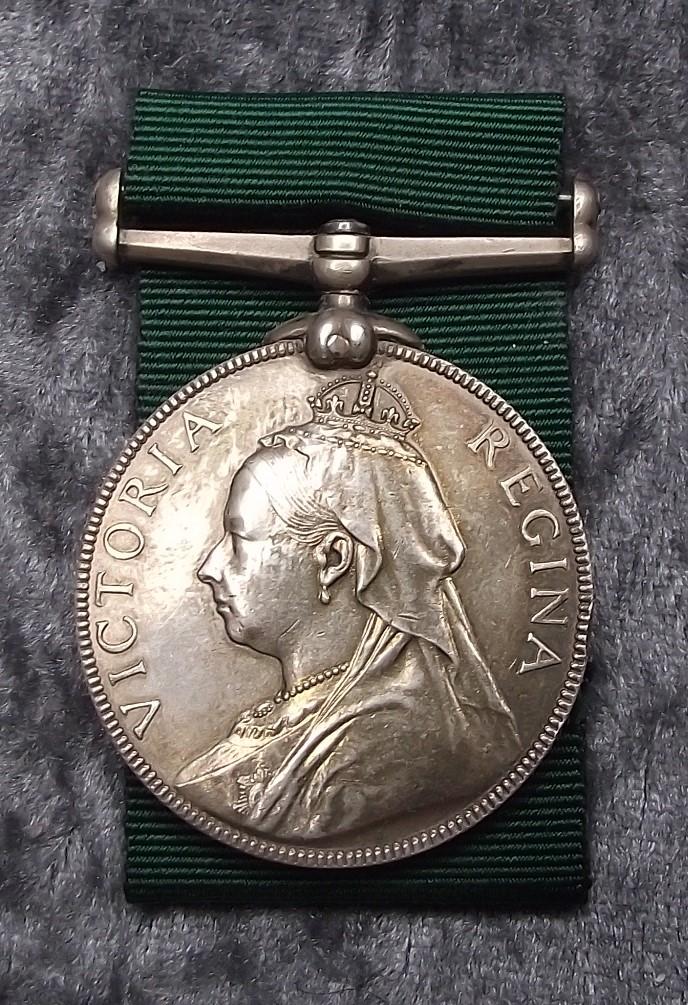 Victorian Volunteers Long Service Medal. C.S.M/ IFR, VA.